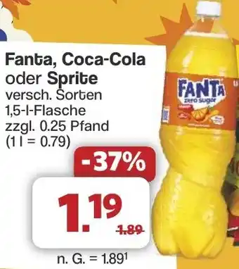 Famila Nord West Fanta, Coca-Cola oder Sprite Angebot