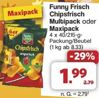 Famila Nord West Funny Frisch Chipsfrisch Multipack oder Maxipack Angebot