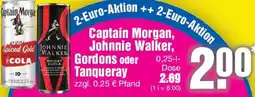 Edeka Captain Morgan, Johnnie Walker, Gordons oder Tanqueray Angebot