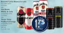 Klaas und Kock Bacardi Carta Blanca & Cola oder Jim Beam White & Cola Angebot