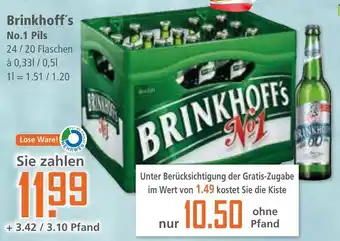 Klaas und Kock Brinkhoff's No.1 Pils Angebot