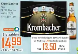 Klaas und Kock Krombacher Pils Angebot