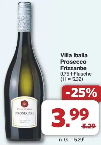 Famila Nord West Villa Italia Prosecco Frizzante Angebot