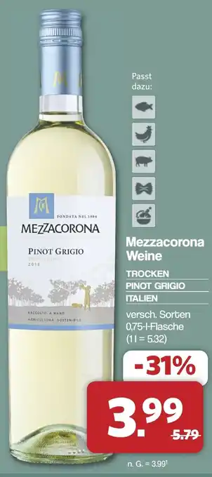 Famila Nord West Mezzacorona Weine Angebot