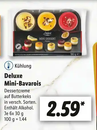 Lidl Deluxe mini-bavarois Angebot