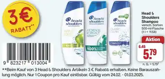 Famila Nord West Head & Shoulders Shampoo Angebot