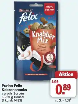 Famila Nord West Purina Felix Katzensnacks Angebot