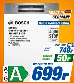 Expert Bosch einbau-geschirrspüler smi4eas30e Angebot