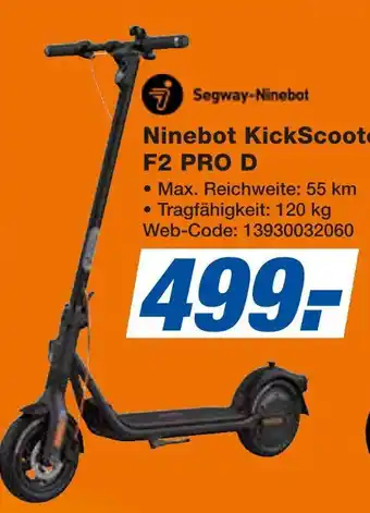 Expert Segway-ninebot ninebot kickscooter f2 pro d Angebot