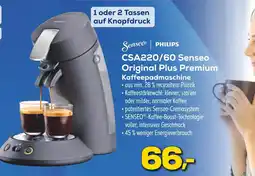 Euronics Philips csa220/60 senseo original plus premium kaffeepadmaschine Angebot