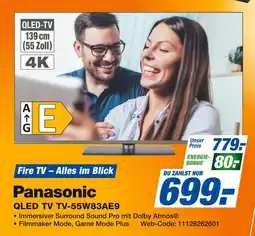 Expert Panasonic qled tv tv-55w83ae9 Angebot