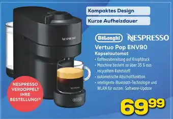 Euronics Delonghi vertuo pop env90 kapselautomat Angebot