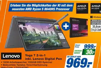 Expert Lenovo yoga 7 2-in-1 inkl. lenovo digital pen Angebot