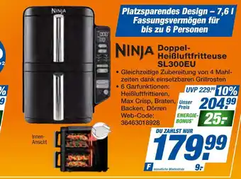 Expert Ninja doppel-heißluftfritteuse sl300eu Angebot