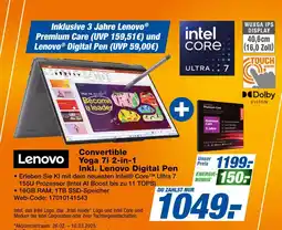 Expert Lenovo convertible yoga 7i 2-in-1 inkl. lenovo digital pen Angebot