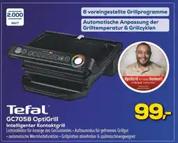 Euronics Tefal gc7058 optigrill intelligenter kontaktgrill Angebot