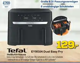 Euronics Tefal ey901n dual easy fry heißluftfritteuse Angebot