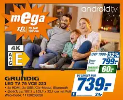 Expert Grundig led tv 75 vce 223 Angebot