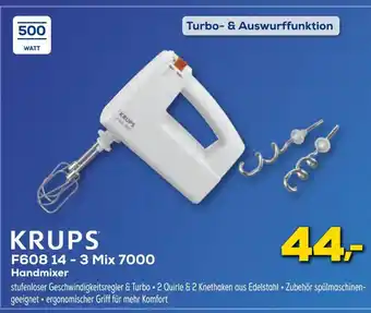 Euronics Krups f608 14 - 3 mix 7000 handmixer Angebot