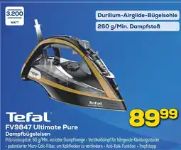 Euronics Tefal fv9847 ultimate pure dampfbügeleisen Angebot