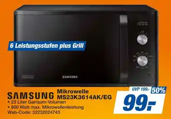 Expert Samsung mikrowelle ms23k3614ak/eg Angebot