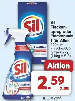 Famila Nord West Sil Fleckenspray oder Fleckensalz 1 für Alles Angebot