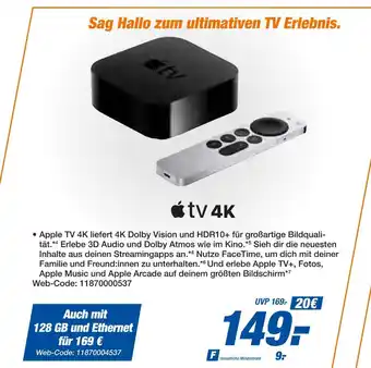 Expert Apple tv 4k Angebot