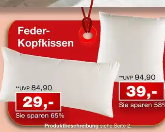 Möbel Inhofer Feder-kopfkissen Angebot