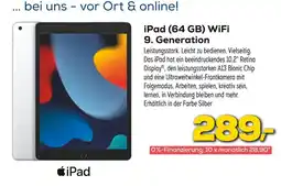 Euronics Apple ipad (64 gb) wifi 9. generation Angebot