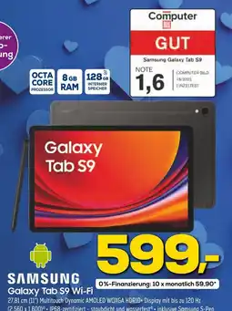 Euronics Samsung galaxy tab s9 wi-fi Angebot