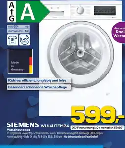 Euronics Siemens waschautomat wu14utem24 Angebot