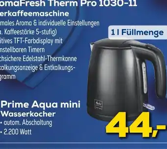 Euronics Melitta prime aqua mini wasserkocher Angebot