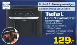 Euronics Tefal ey901n dual easy fry heißluftfritteuse Angebot