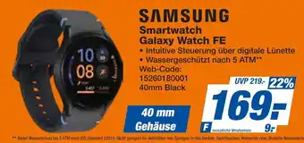 Expert Samsung smartwatch galaxy watch fe Angebot