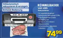 Euronics Rommelsbacher vac 285 vakuumierer Angebot