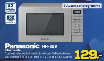 Euronics Panasonic nn-s29 mikrowelle Angebot