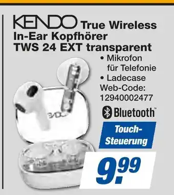 Expert Kendo true wireless in-ear kopfhörer tws 24 ext transparent Angebot