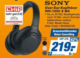 Expert Sony over-ear-kopfhörer wh-1000 x m4 Angebot