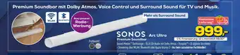 Euronics Sonos arc ultra premium soundbar Angebot