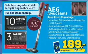 Euronics Aeg ap61cb21rs kabelloser akkusauger Angebot