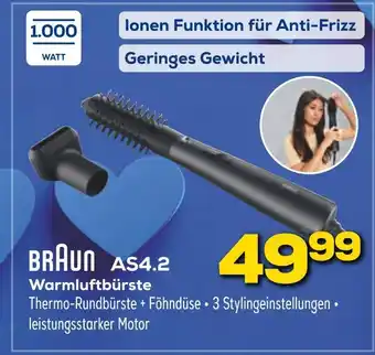 Euronics Braun warmluftbürste as4.2 Angebot