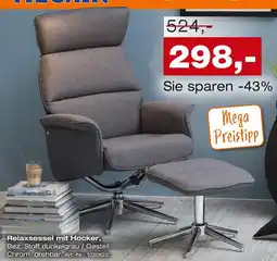 Möbel Inhofer Hecan relaxsessel mit hocker Angebot