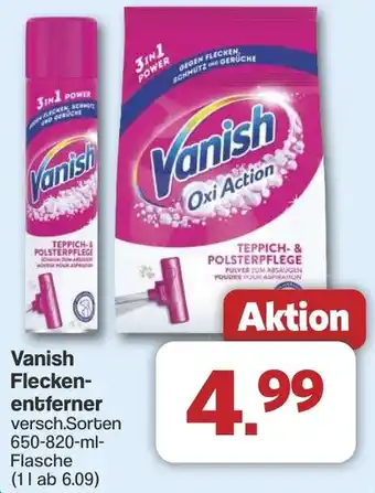 Famila Nord West Vanish Fleckenentferner Angebot