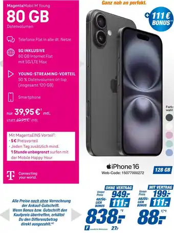 Expert Apple iphone 16 Angebot