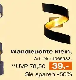 Möbel Inhofer Wandleuchte klein Angebot