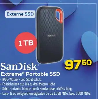 Euronics Sandisk extreme portable ssd Angebot