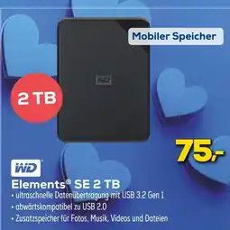 Euronics Wd elements se 2 tb Angebot