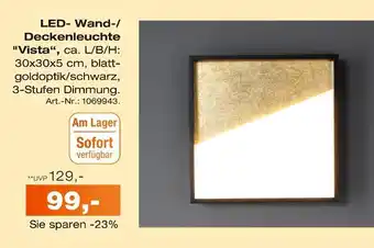 Möbel Inhofer Led- wand-/ deckenleuchte vista Angebot