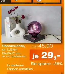 Möbel Inhofer Tischleuchte Angebot