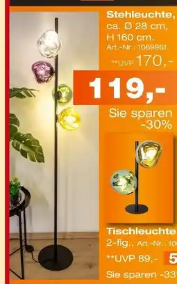 Möbel Inhofer Stehleuchte oder tischleuchte Angebot